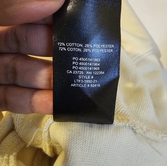 Aritzia TNA Airy Fleece Boyfriend Cropped Sweatshirt. Size 2 - Picture 6 of 7